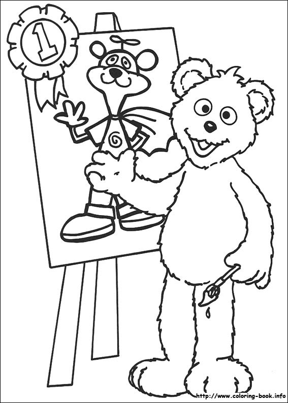 Sesame Street coloring picture